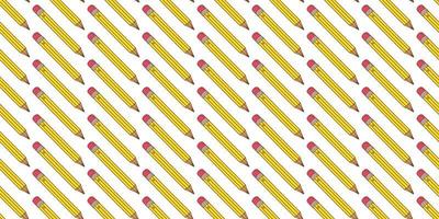 Pencil seamless pattern pen vector isolated background wallpaper illustration