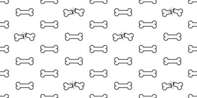 bone seamless vector pattern dog bone isolated wallpaper background