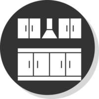 Kitchen Furniture Vector Icon Design