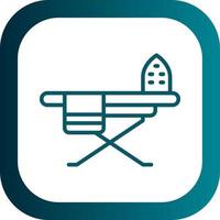 Ironing Board Vector Icon Design