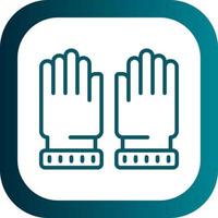 Gloves Vector Icon Design