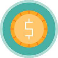 Coin Vector Icon Design