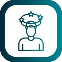 Dizzy Vector Icon Design
