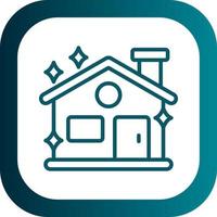 Clean House Vector Icon Design