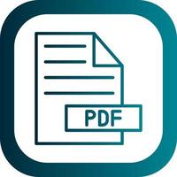 diseño de icono de vector de pdf