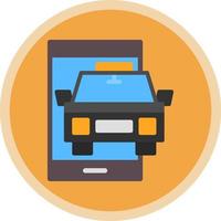 Taxi Vector Icon Design