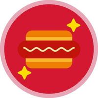 Hot Dog Vector Icon Design