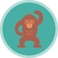 Monkey Vector Icon Design