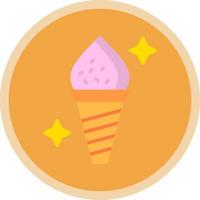 Ice Cream Vector Icon Design