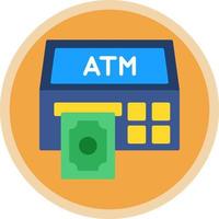 Atm Machine Vector Icon Design