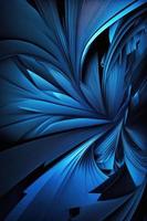 background blue abstract illustration design art. photo