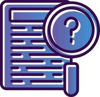 Evidence Vector Icon Design