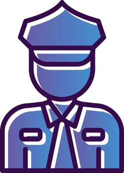 Police Vector Icon Design