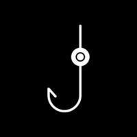 Fishing Hook Vector Icon Design