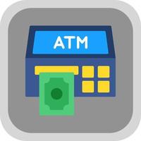 Atm Machine Vector Icon Design