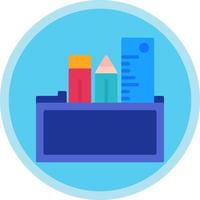 Pencil Case Vector Icon Design