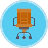 Boss Chair Vector Icon Design