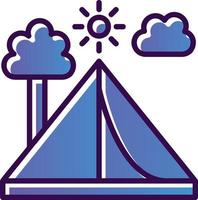 Tent Vector Icon Design