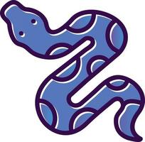 diseño de icono de vector de serpiente