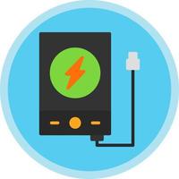 diseño de icono de vector de banco de energía