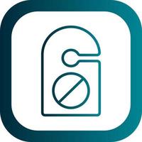 Do Not Disturb Vector Icon Design