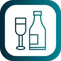 Champagne Vector Icon Design