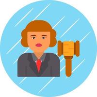 Judge Vector Icon Design