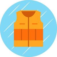 Life Jacket Vector Icon Design