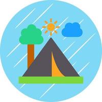 Tent Vector Icon Design