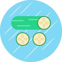 diseño de icono de vector de pepino