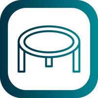 Trampoline Vector Icon Design