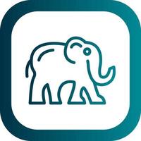 Elephant Vector Icon Design