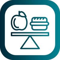 Balanced Diet Vector Icon Design