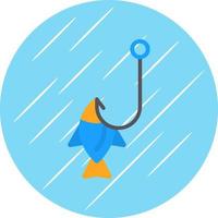 Fishing Hook Vector Icon Design