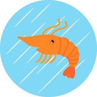 Shrimp Vector Icon Design