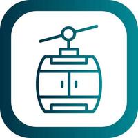 Gondola Vector Icon Design