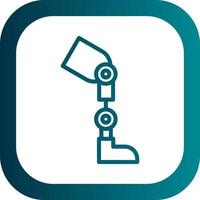 Prothesis Vector Icon Design