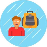 Tourist Vector Icon Design