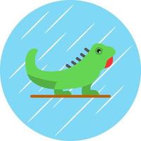 Iguana Vector Icon Design