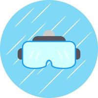 diseño de icono de vector de gafas vr