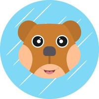 diseño de icono de vector de oso