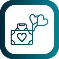 Honeymoon Vector Icon Design