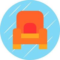 diseño de icono de vector de sillón
