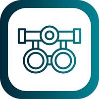 Testing Glasses Vector Icon Design