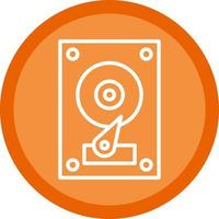 Hard Disk Vector Icon Design