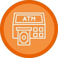 Atm Machine Vector Icon Design
