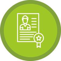 Certificate Vector Icon Design