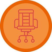 Boss Chair Vector Icon Design