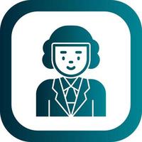 Judge Vector Icon Design