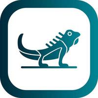 Iguana Vector Icon Design